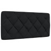 Cabecero de cama acolchado tela negro 100 cm