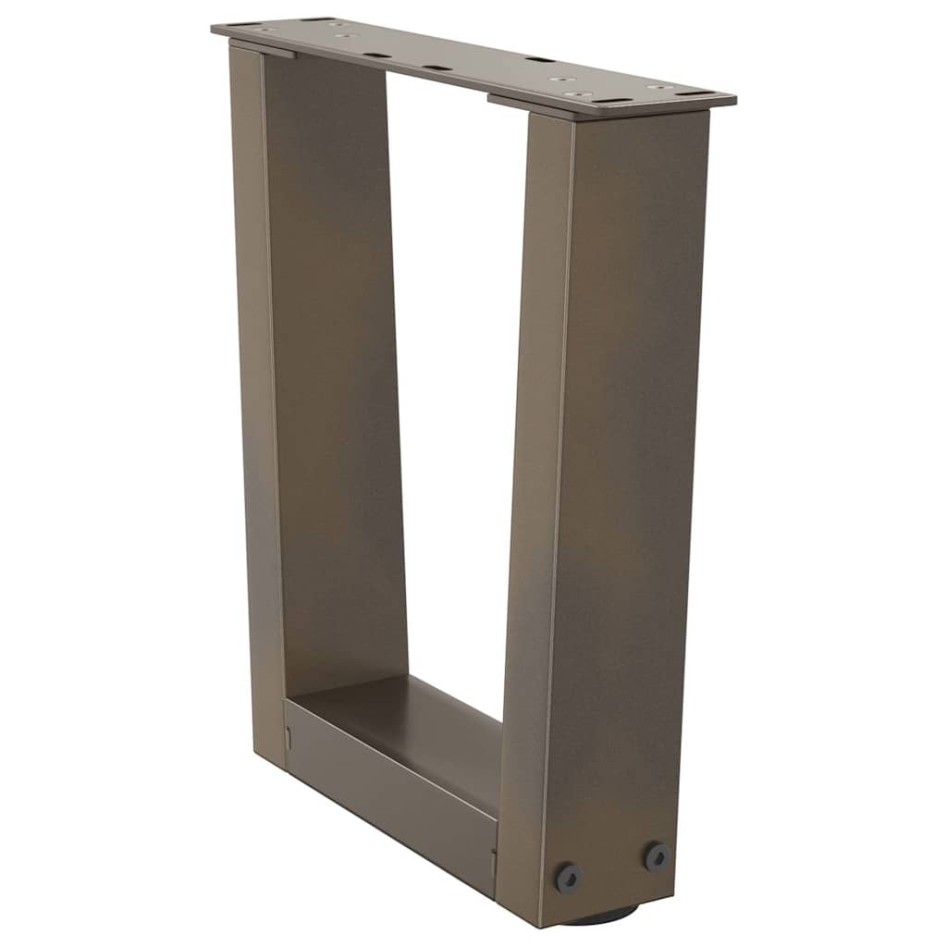 Patas para mesa de comedor en forma de V 2 uds acero