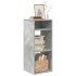 Estantería madera contrachapada gris hormigón 34x31x80