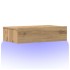 Mesita de noche madera de ingeniería roble artisan 60x35