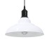 Lámpara colgante regulable altura E27 blanco brillante Ø