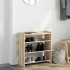 Mueble zapatero madera contrachapada roble sonoma 60x25x62
