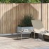 Mesa centro jardín rectangular gris claro