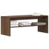 Mueble de TV madera contrachapada roble marrón 100x40x40