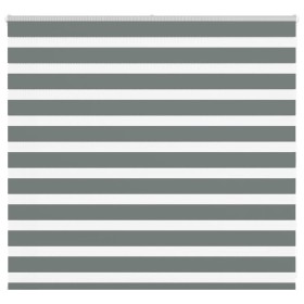 Estor cebra gris oscuro tejido ancho 160,9 cm