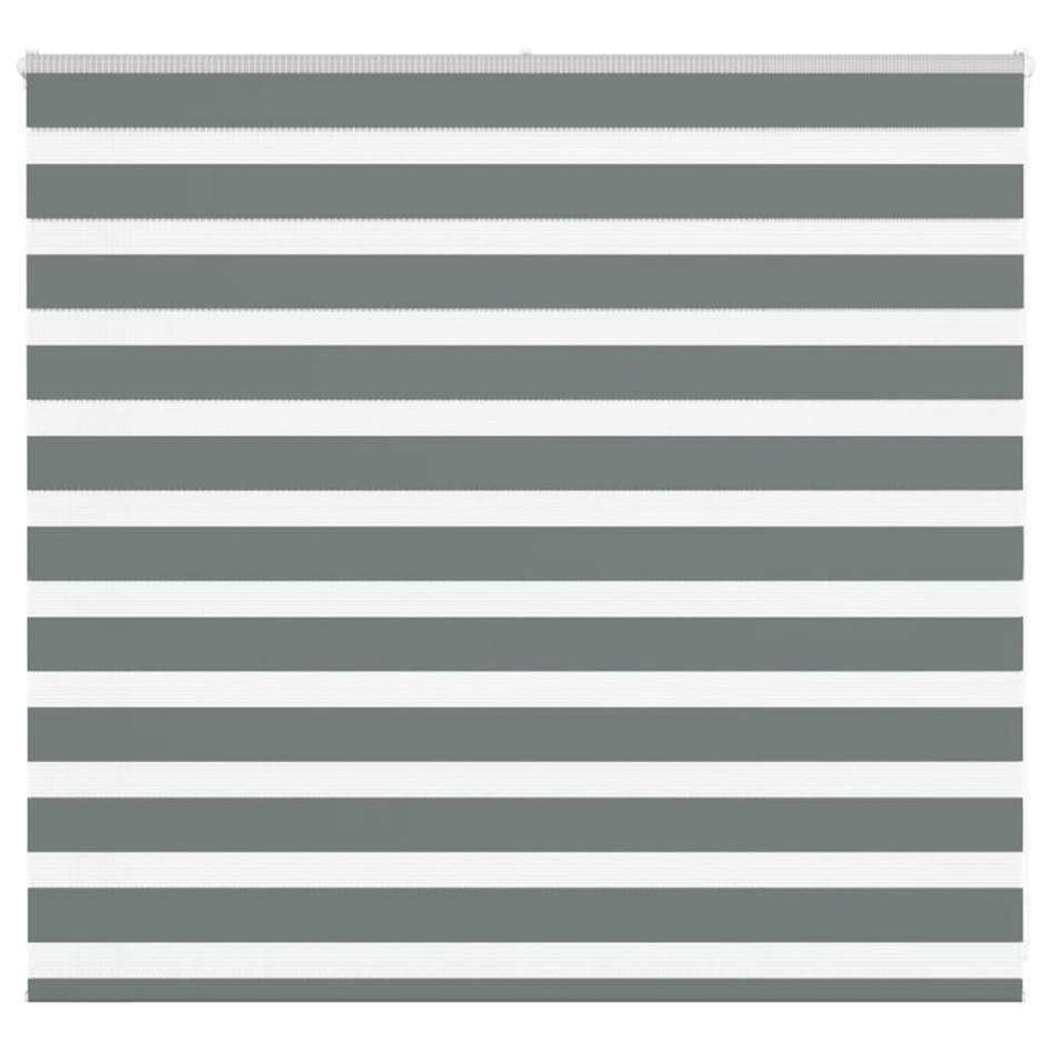 Estor cebra gris oscuro tejido ancho 160,9 cm