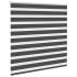 Estor cebra negro 140x150 cm tejido ancho 135,9 cm