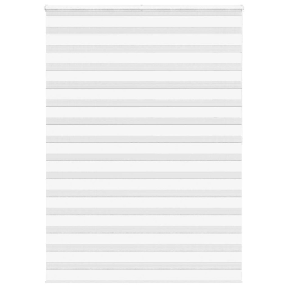 Estor cebra blanco 155x200 cm tejido ancho 150,9 cm