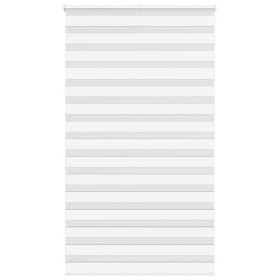 Estor cebra blanco 125x200 cm tejido ancho 120,9 cm