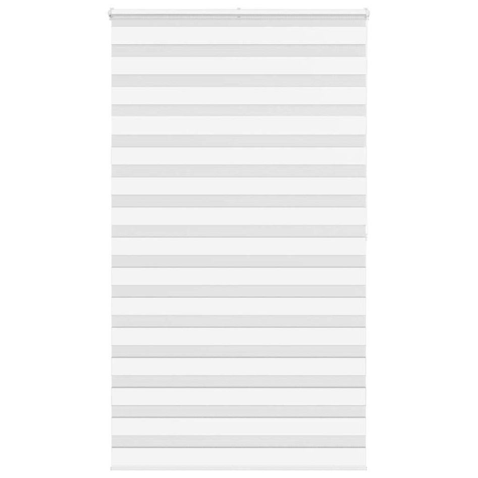 Estor cebra blanco 125x200 cm tejido ancho 120,9 cm