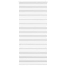 Estor cebra blanco 115x200 cm tejido ancho 110,9 cm