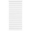 Estor cebra blanco 110x230 cm tejido ancho 105,9 cm poliéster