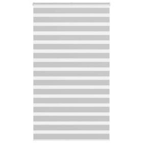 Estor cebra gris claro 130x200cm tejido ancho 125,9cm