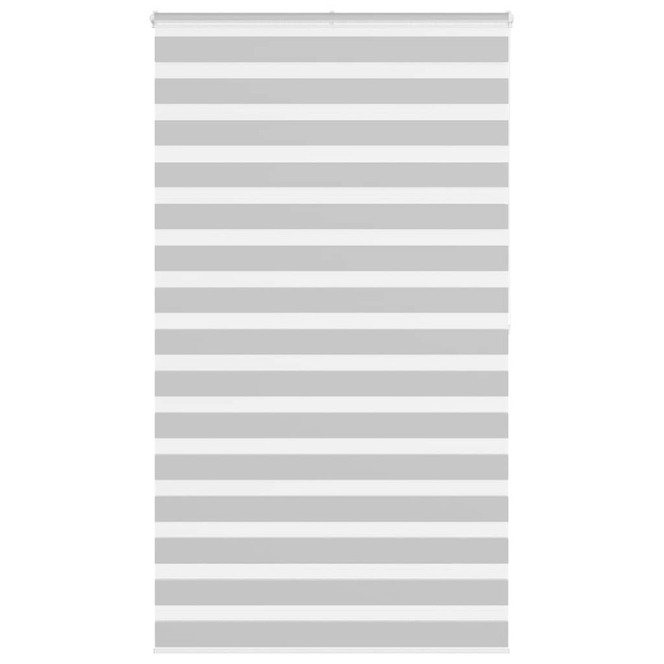 Estor cebra gris claro 130x200cm tejido ancho 125,9cm