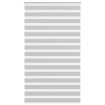 Estor cebra gris claro 130x200cm tejido ancho 125,9cm poliéster
