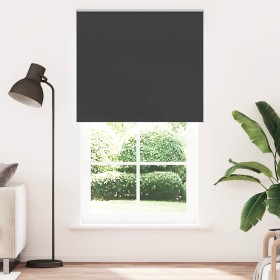 Estor Enrollable Opaco negro 140x210 cm Tela Ancho 136,6