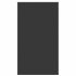 Estor Enrollable Opaco negro 140x210 cm Tela Ancho 136,6
