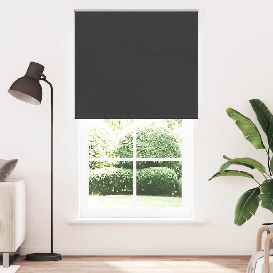Estor Enrollable Opaco negro 140x230 cm Tela Ancho 136,6