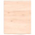 Encimera de baño madera maciza sin tratar 40x50x(2-4)