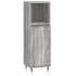 Armario de baño madera contrachapada gris Sonoma 30x30x100