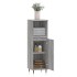 Armario de baño madera contrachapada gris Sonoma 30x30x100