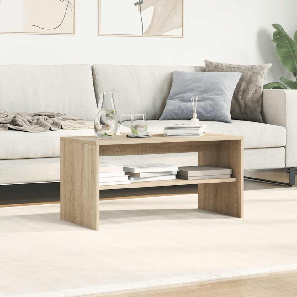 Mueble de TV madera contrachapada roble Sonoma