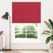 Estor Enrollable Opaco Rojo 165x230 cm Tela Ancho 161,6 cm
