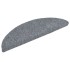 Alfombrilla autoadhesiva escalera 20 uds gris claro 56x17x3
