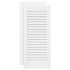 Puerta de armario de lamas 2 uds blanco 61,5x29,5