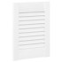 Puerta de armario de lamas 4 uds blanco 39,5x29,5