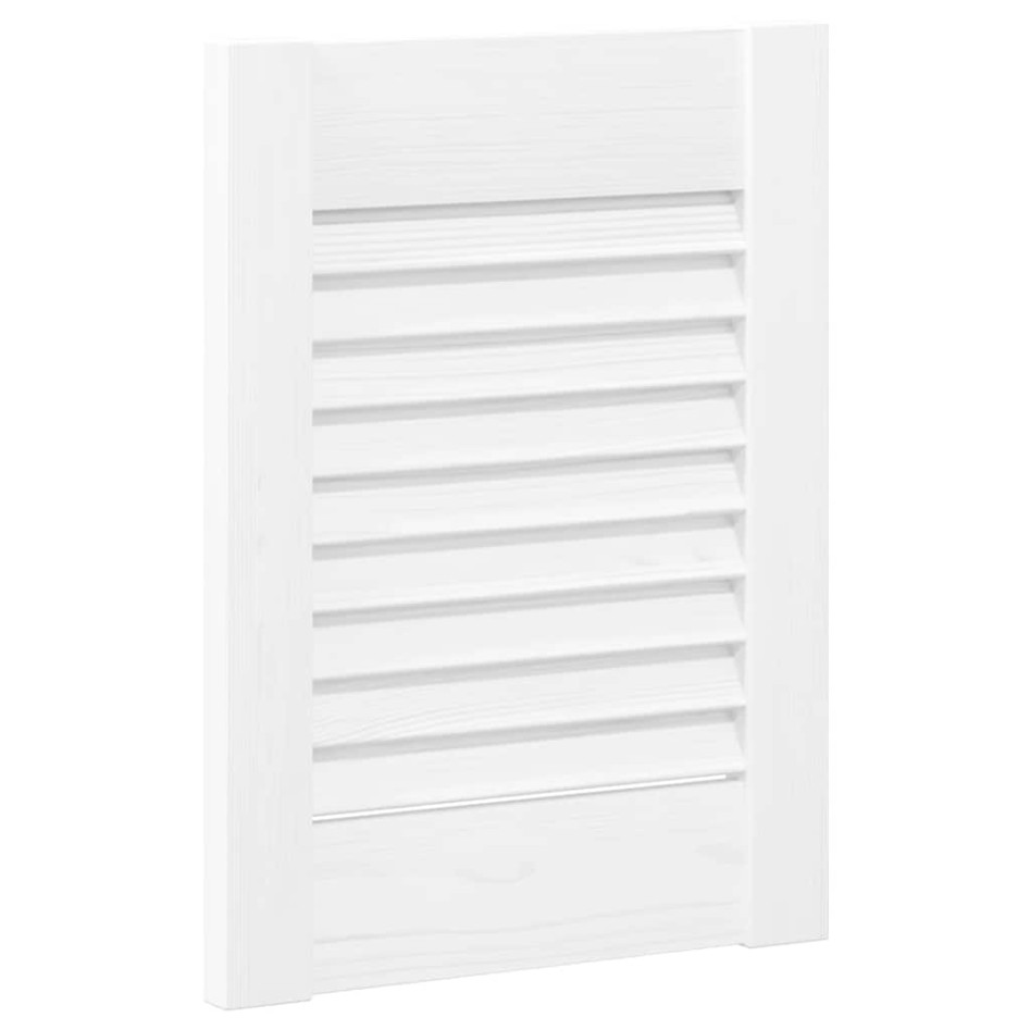 Puerta de armario de lamas 4 uds blanco 39,5x29,5