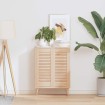 Puerta de armario de lamas 2 uds 69x29,5 cm madera de pino