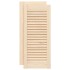 Puerta de armario de lamas 2 uds 69x29,5 cm madera de