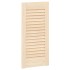 Puerta de armario de lamas 4 uds 61,5x29,5 cm madera de