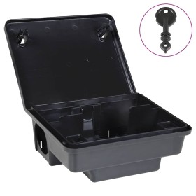 Trampas para ratones 6 uds. negro 23x19x9,5