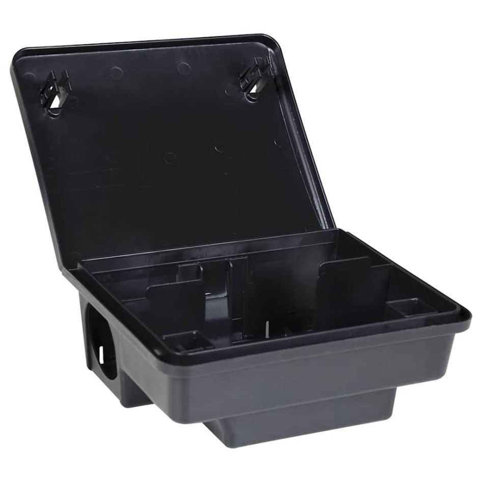 Trampas para ratones 6 uds. negro 23x19x9,5