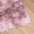 Alfombra de pelo largo NAVARRA rosa polvoriento 160x160