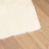 Alfombra peluda de pelo largo NAVARRA crema 160x160cm