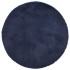 Alfombra de pelo largo NAVARRA azul marino 160x160 cm