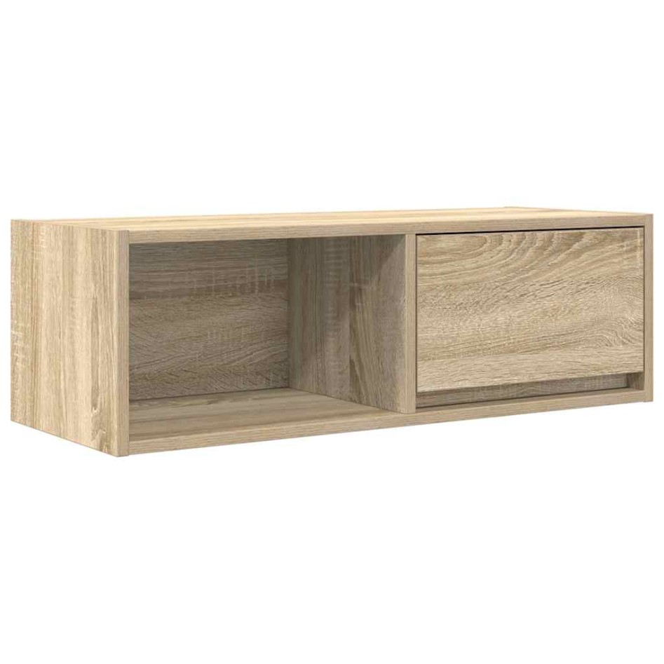 Mueble de TV de roble Sonoma 80x31x25,5 cm Madera de