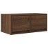 Mueble de TV madera contrachapada roble marrón 60x31x25,5