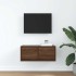 Mueble de TV madera contrachapada roble marrón 60x31x25,5