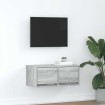 Mueble de TV madera contrachapada gris Sonoma 60x31x25,5 cm