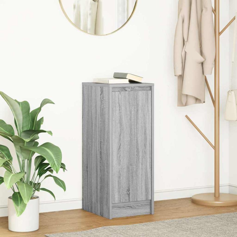 Aparador Sonoma gris 29,5x34x76 cm madera de