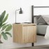 Mesilla de noche de pared roble Sonoma 38x34x40