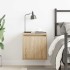 Mesilla de noche de pared roble Sonoma 38x34x40