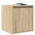 Mesilla de noche de pared roble Sonoma 38x34x40