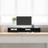 Soporte para monitor de madera de roble negro 100x24x13