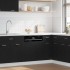 Panel para lavavajillas madera roble negro 60x1,5x67