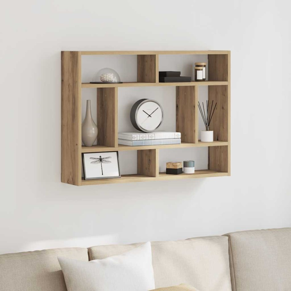 Estante de pared  Artisan Roble 75x16x55 cm Madera de
